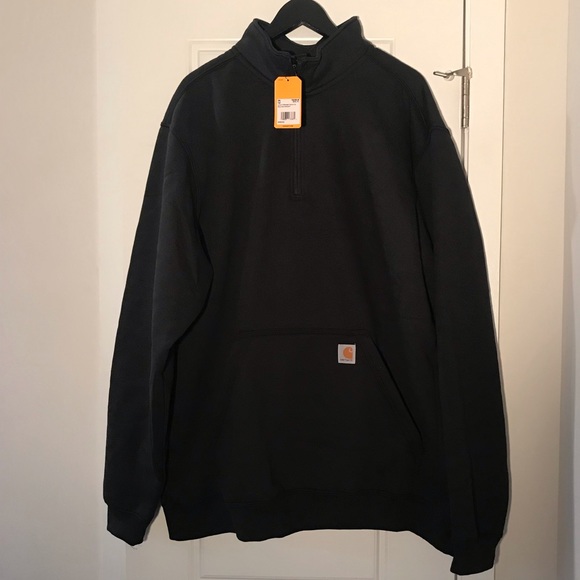 Carhartt Shirts Carhartt Loose Fit Midweight Quarter Zip Mock Neck